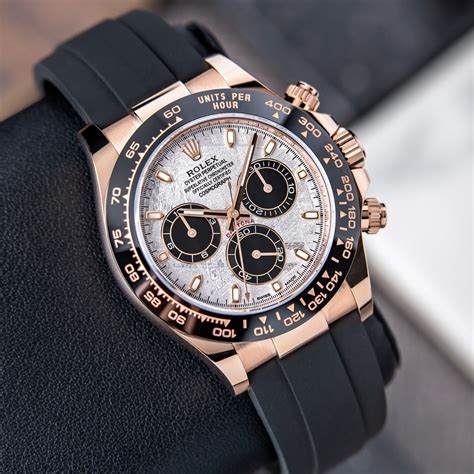 rolex daytona rose gold and black|Rolex rose gold daytona review.